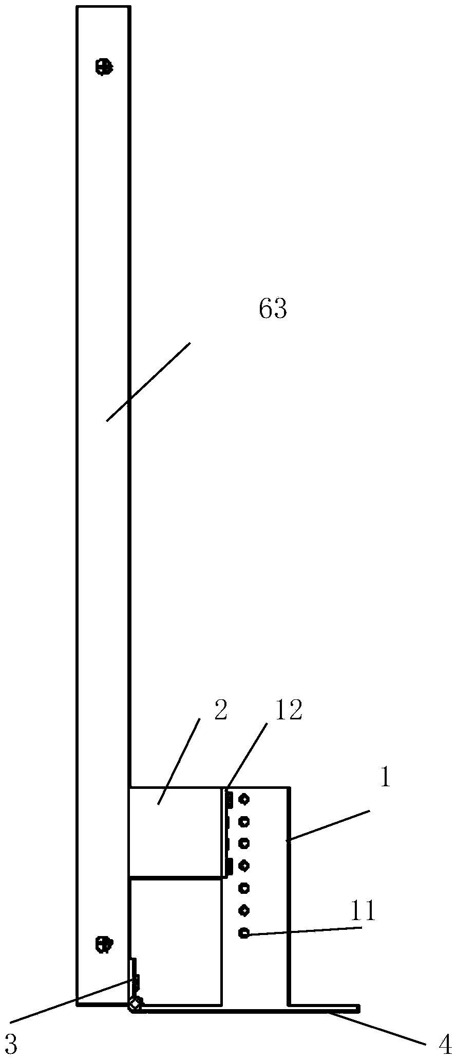 Anti-theft guard bar with tension spring and electronic switch and manufacturing method of anti-theft guard bar