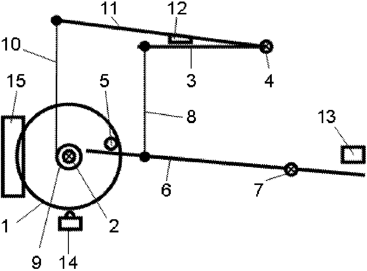 Electric lock comprising actuating device for motor vehicle lock