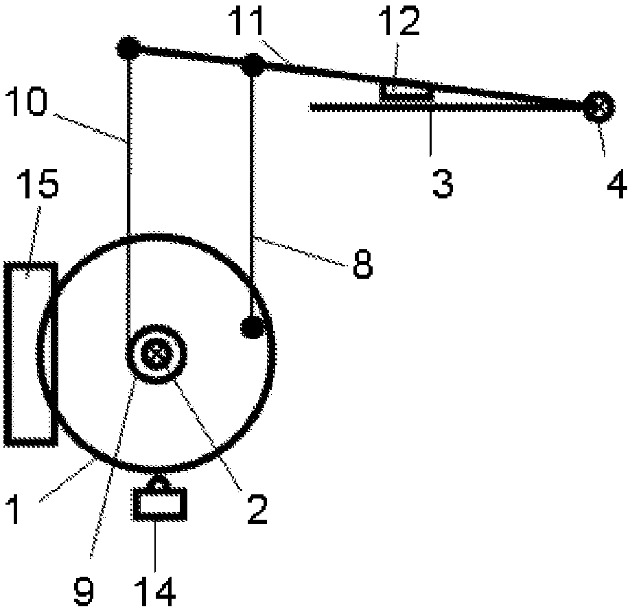 Electric lock comprising actuating device for motor vehicle lock