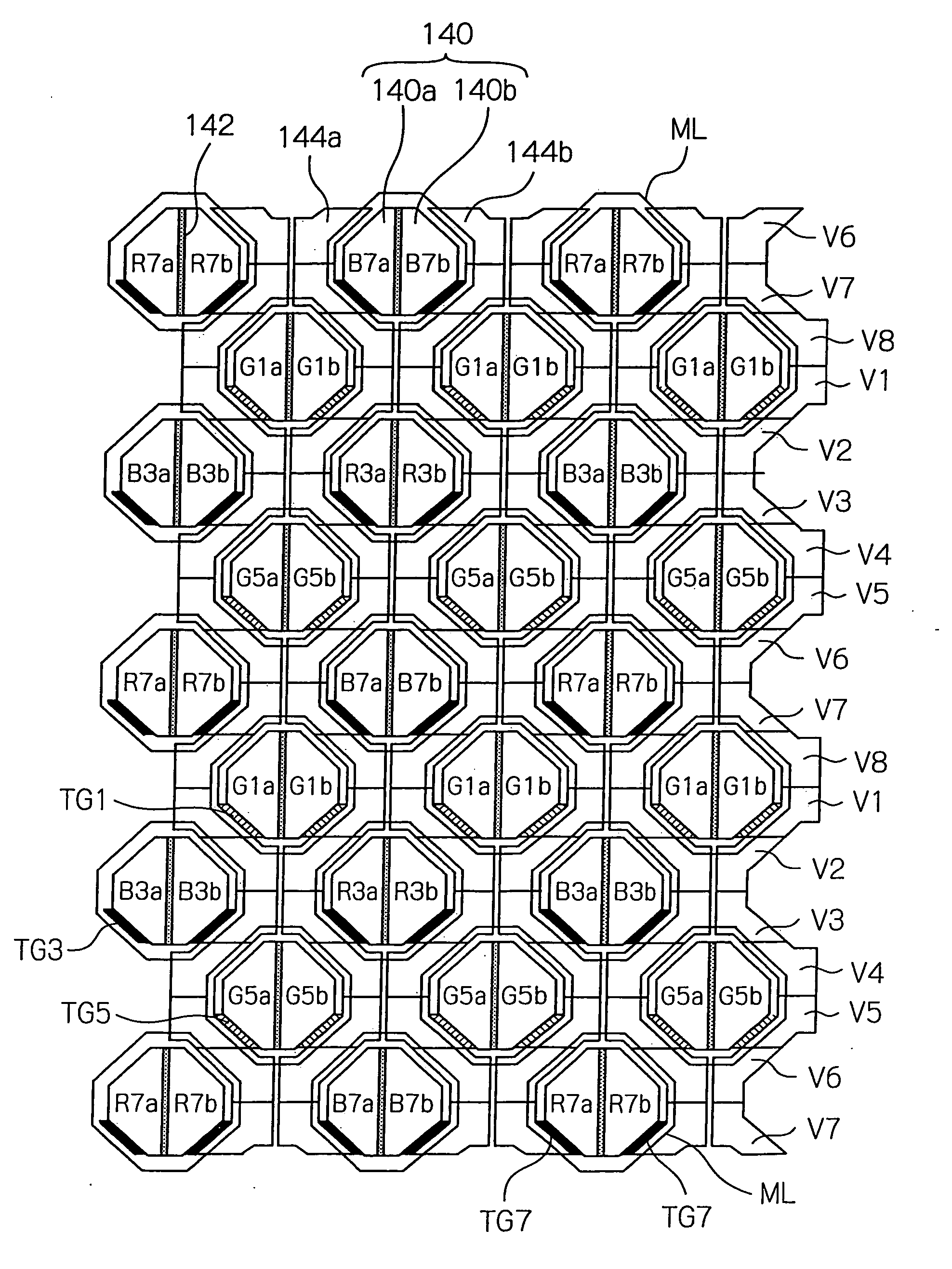 Image pickup apparatus including photosensitive cells each having photosensitive regions partitioned