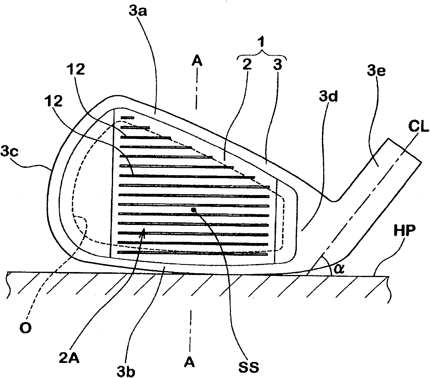 Iron type golf club head