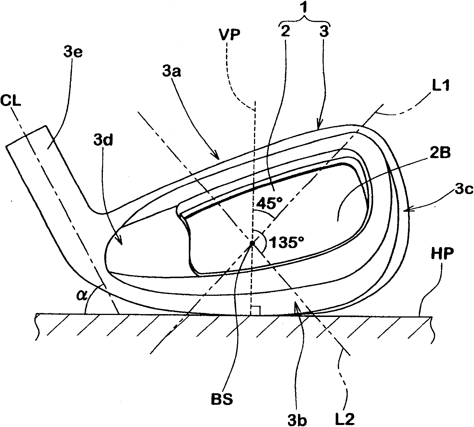 Iron type golf club head