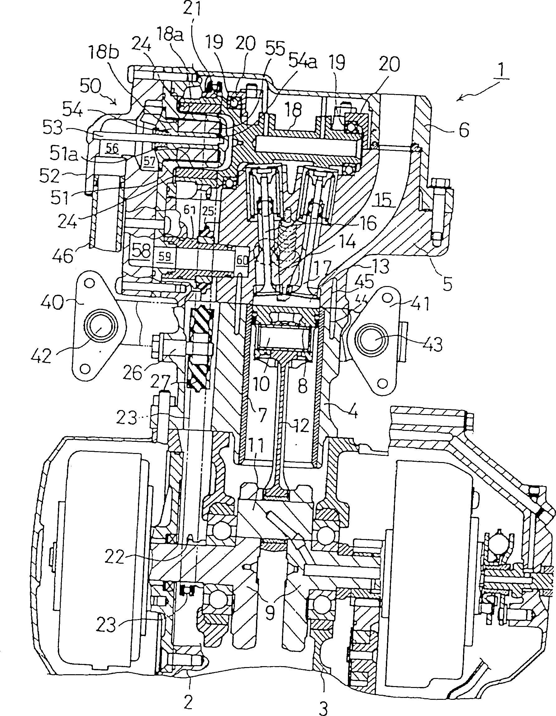 Cooling device for water-cooled IC engine