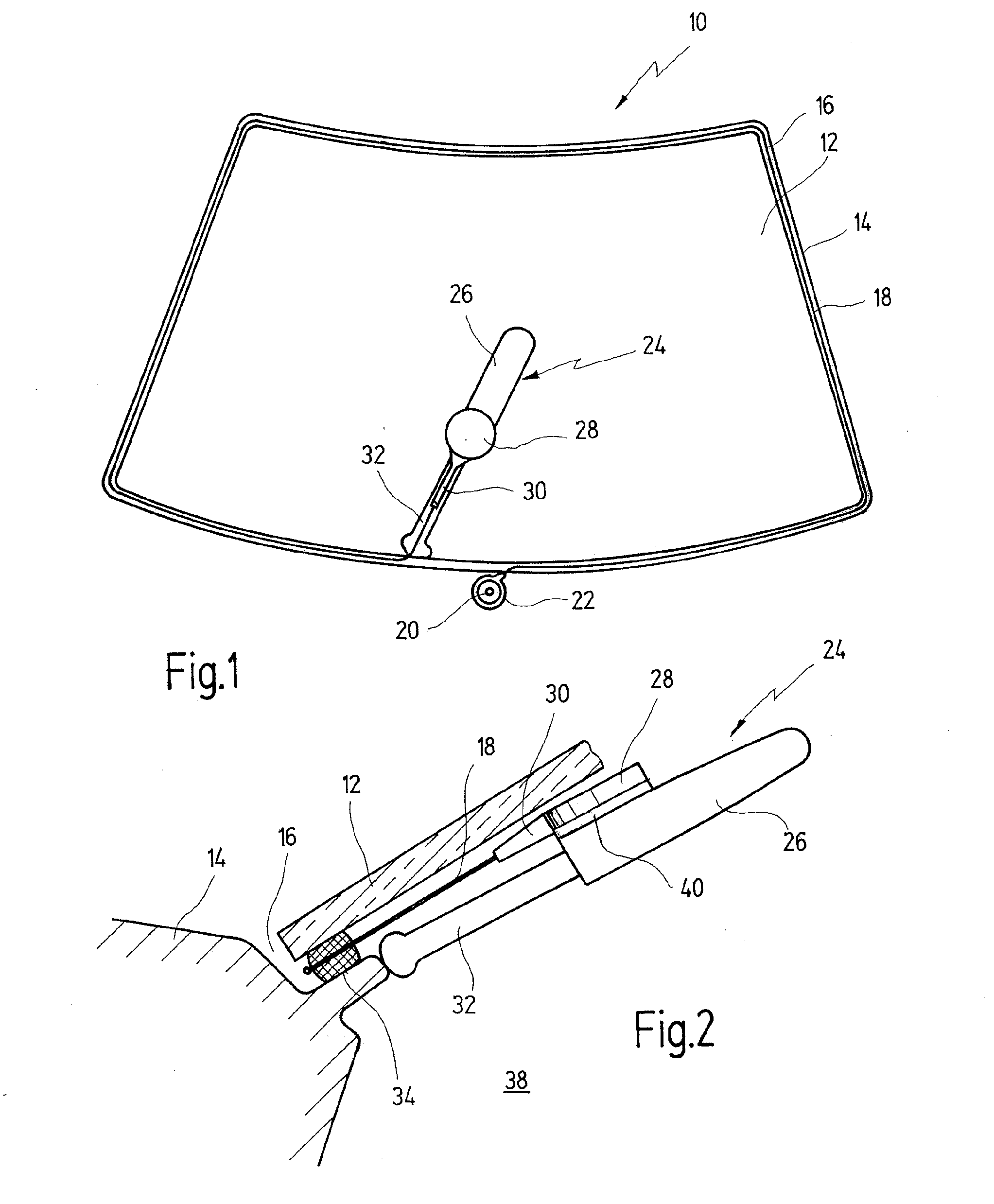 Device And Method For Severing A Bead Of Adhesive Of A Motor Vehicle Window Pane