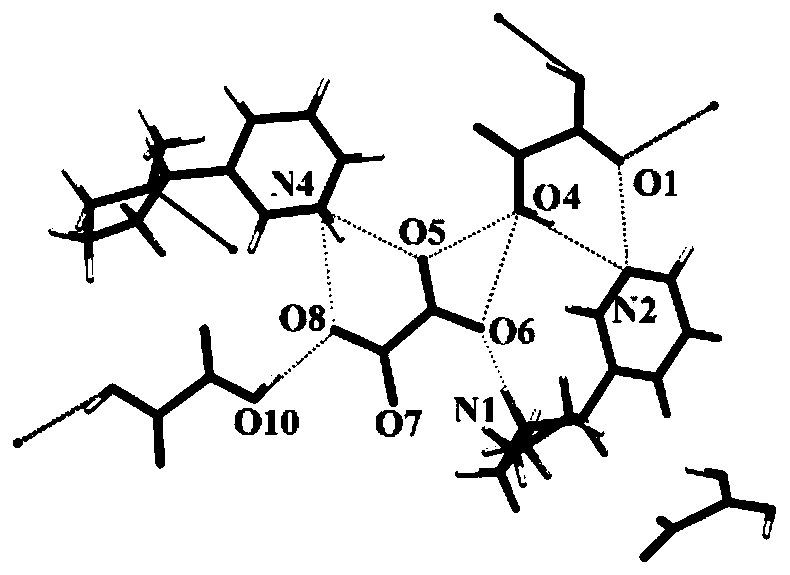 Nicotine-oxalate compound crystal and application thereof