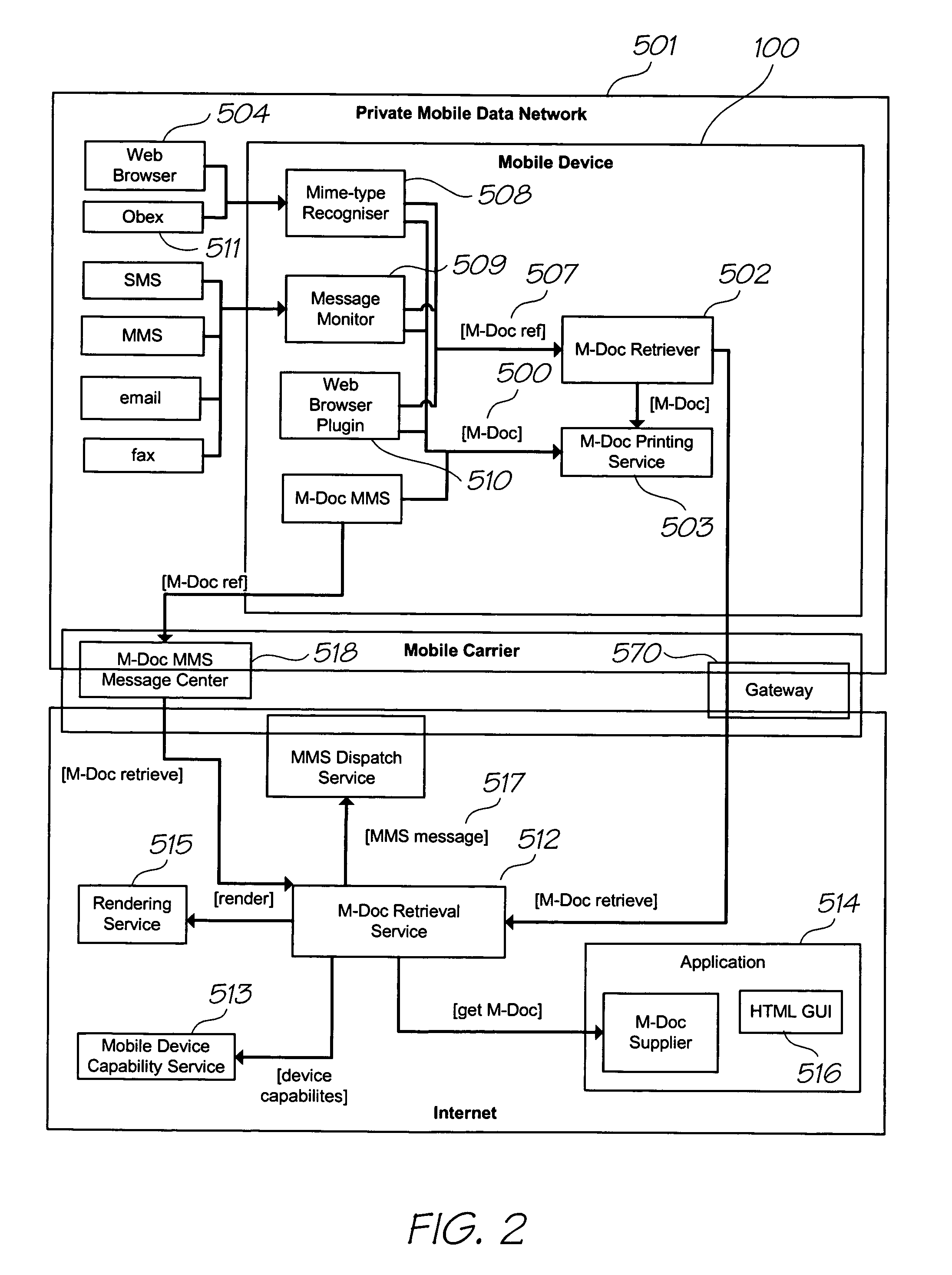 Printing audio information using a mobile device
