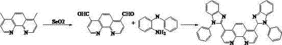 Preparation method of bisbenzimidazole group-containing phenanthroline-type derivative and organic light-emitting device (OLED)