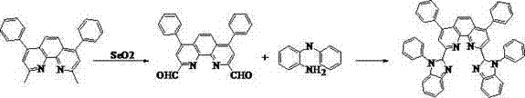 Preparation method of bisbenzimidazole group-containing phenanthroline-type derivative and organic light-emitting device (OLED)