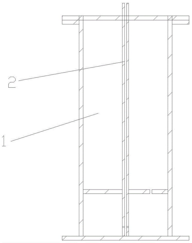 Simulation experiment device for influence of hydrofracture on aquifer permeability coefficient