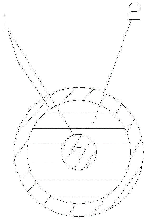 Simulation experiment device for influence of hydrofracture on aquifer permeability coefficient