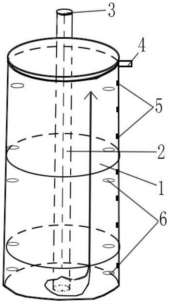 Simulation experiment device for influence of hydrofracture on aquifer permeability coefficient