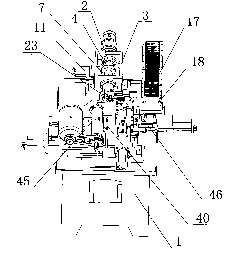Automatic lathe for processing spanner