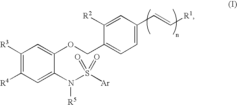 N-phenylarylsulfonamide compound, pharmaceutical composition comprising the compound as active ingredient, synthetic intermediate for the compound and process for its preparation