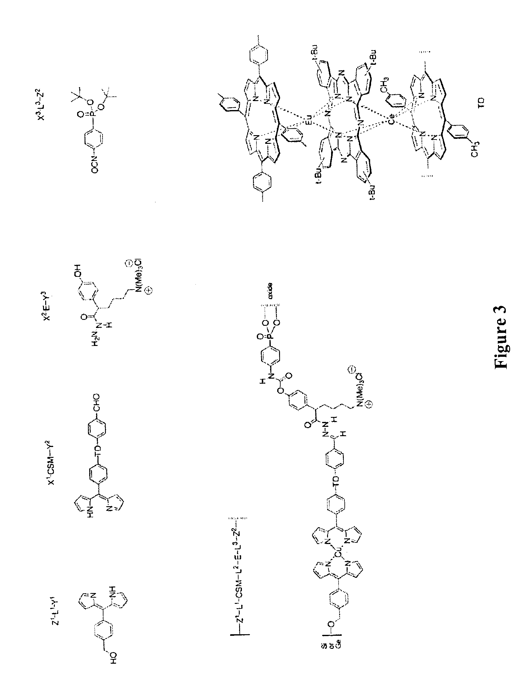 Method of making information storage devices by molecular photolithography