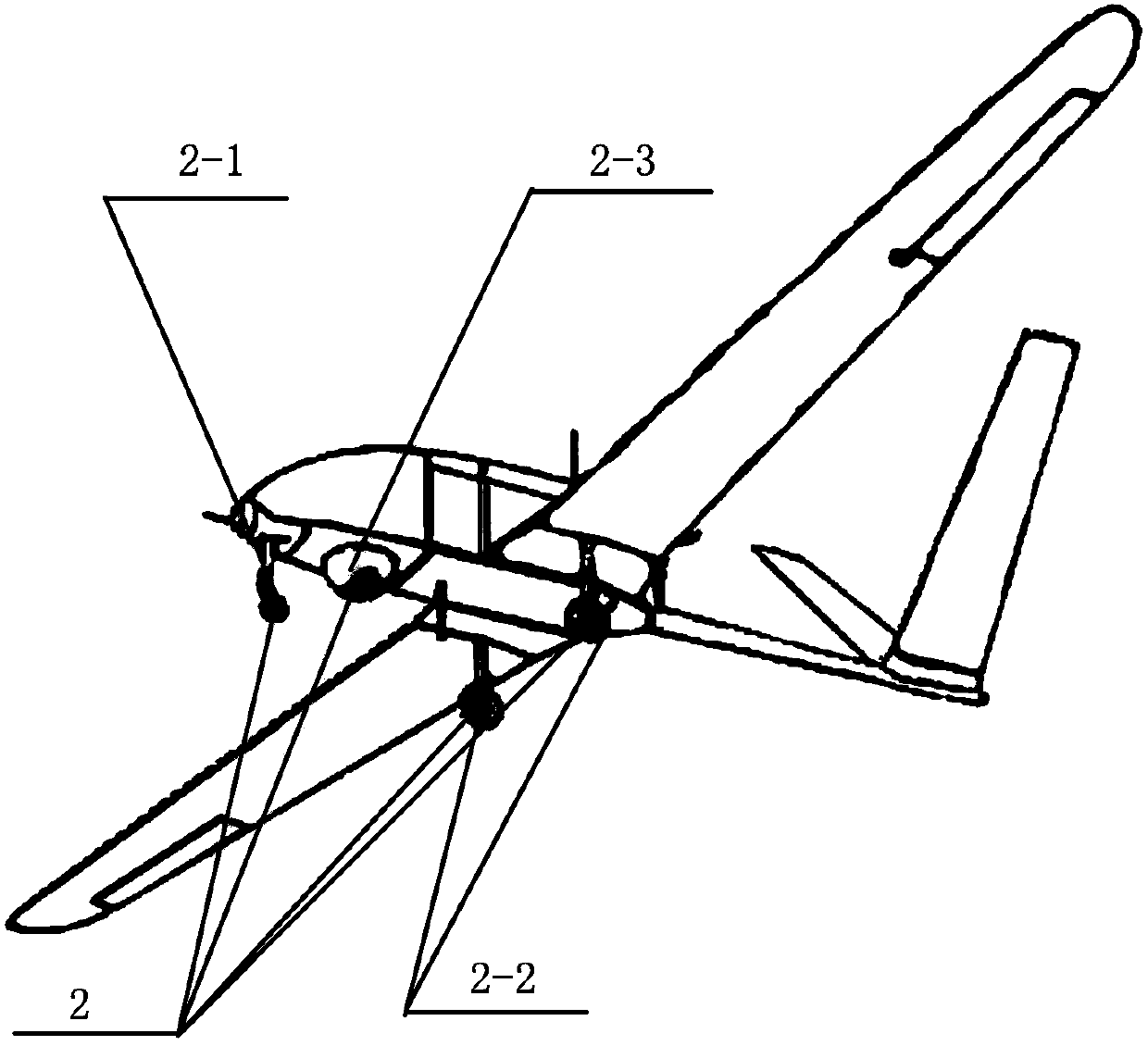 High-speed parachute landing system and method for medium-and-small-sized unmanned aerial vehicles and ejection chute