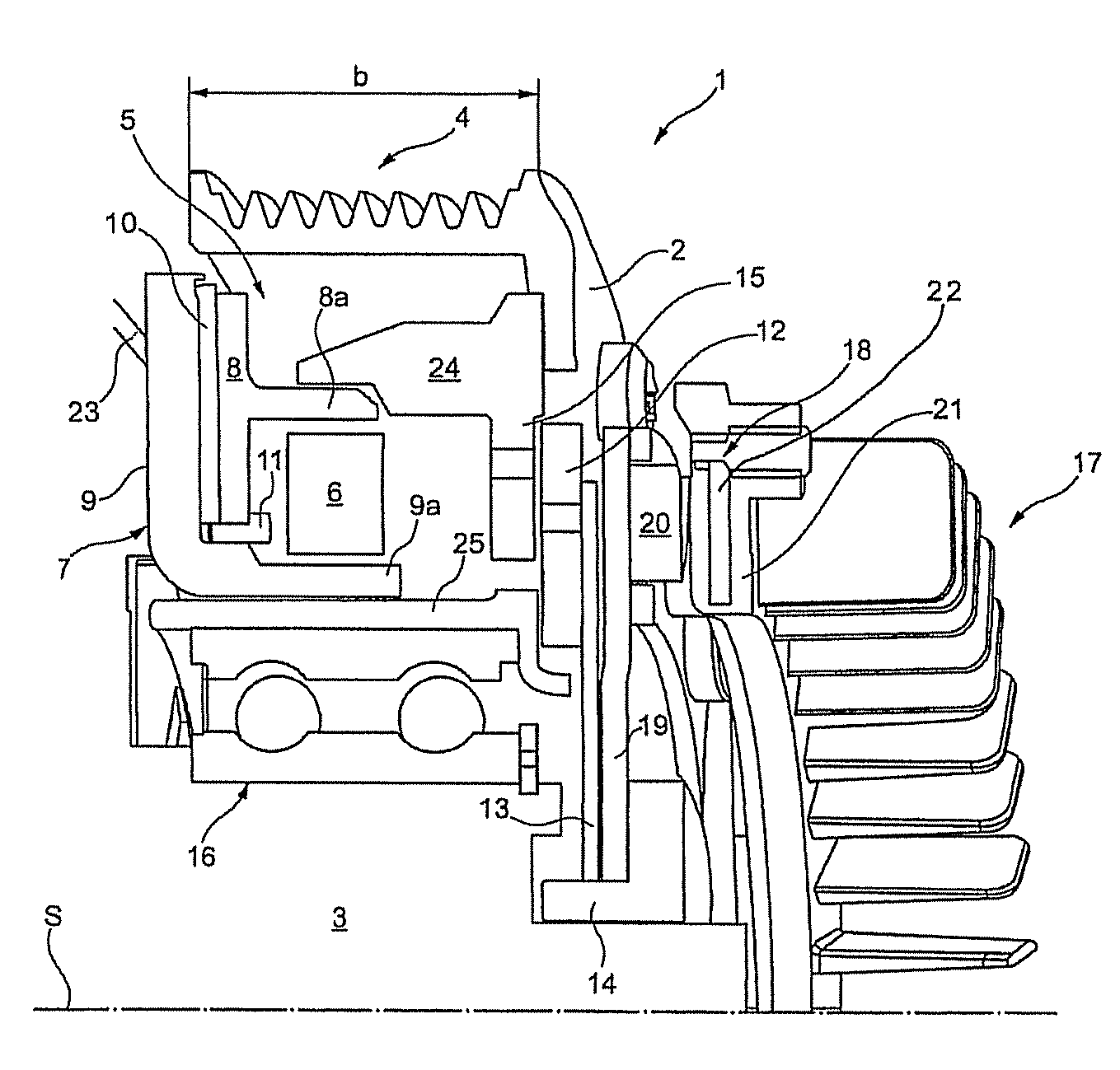 Friction clutch for transmitting torque