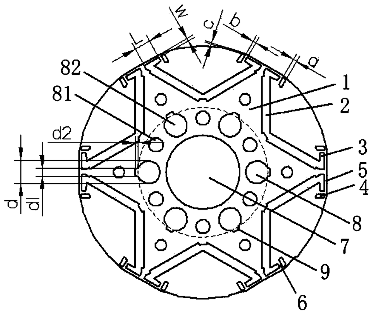Electric motor rotor, electric motor and direct current variable frequency compressor