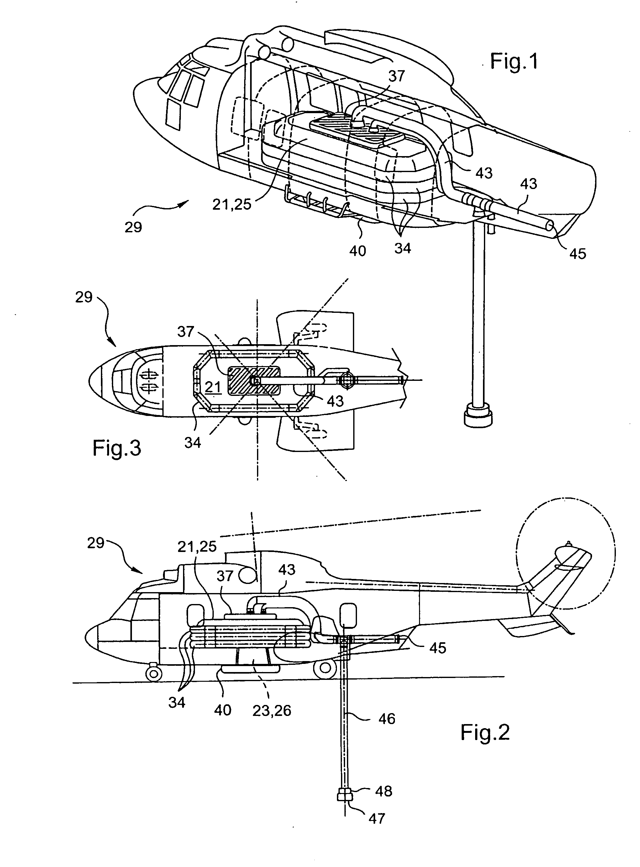 Aerially transportable tank for storing a composition for discharging in flight