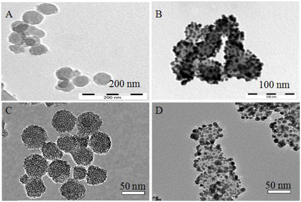 CQ supporting nanometer gold blocking mesoporous silica controlled release system, preparation method and applications thereof