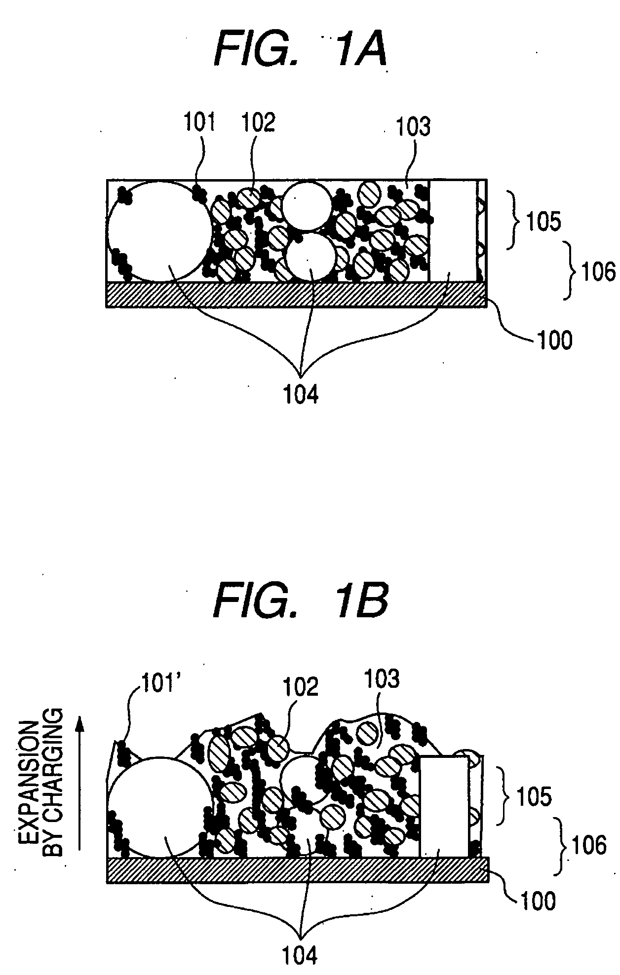 Electrode structure for lithium secondary battery and secondary battery having such electrode structure