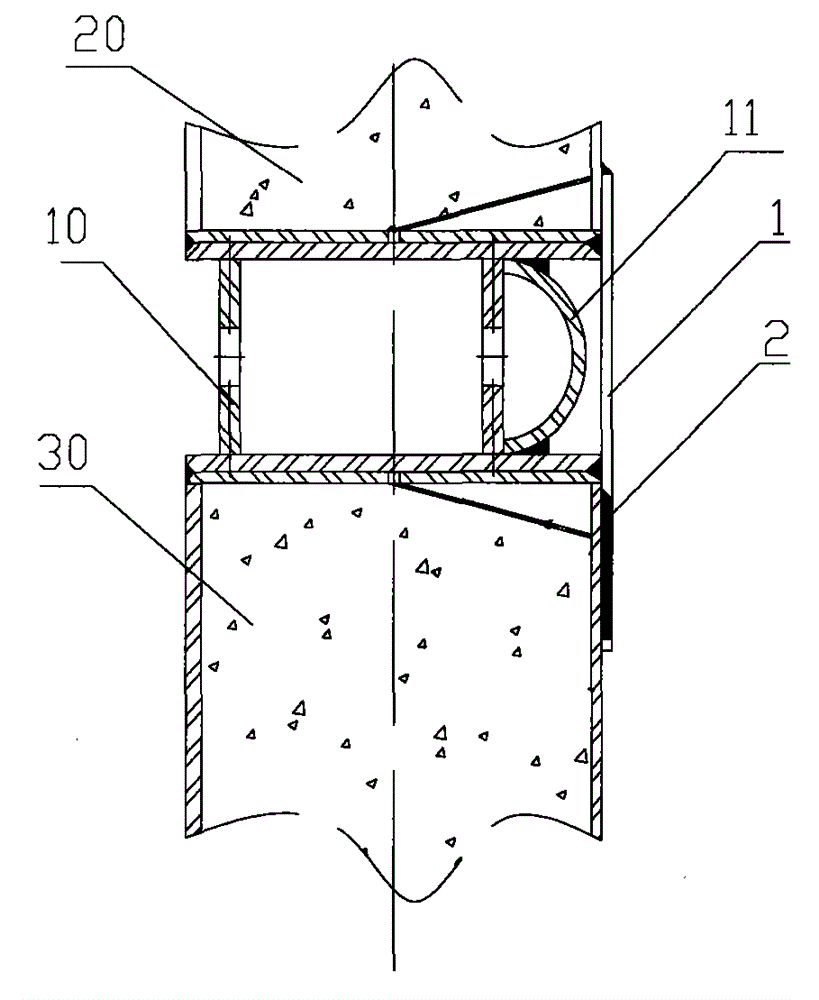 Sinking well wall using drilling method and manufacturing method thereof