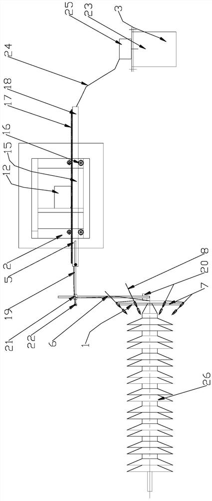 Insulation paint brushing device and usage method