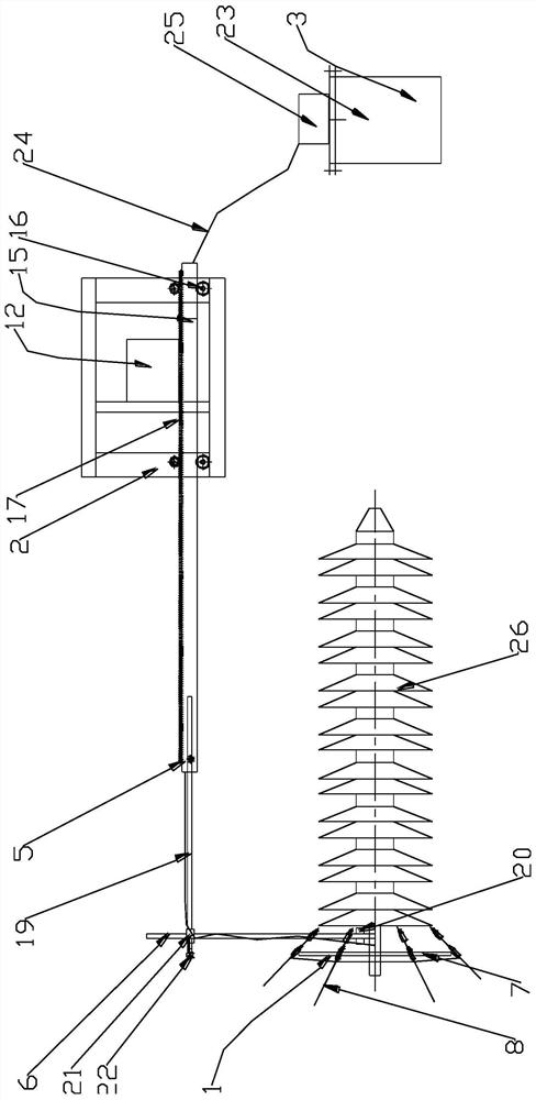 Insulation paint brushing device and usage method