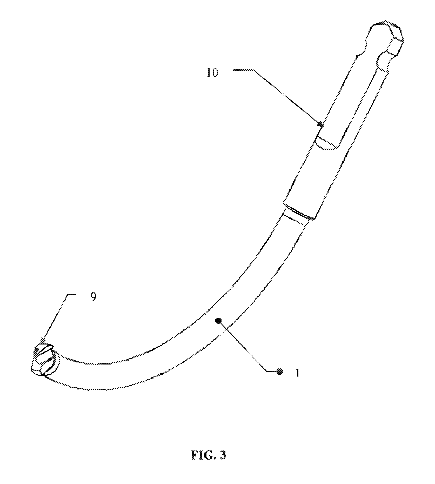 Curved assembly for reattachment of fragmented bone segments