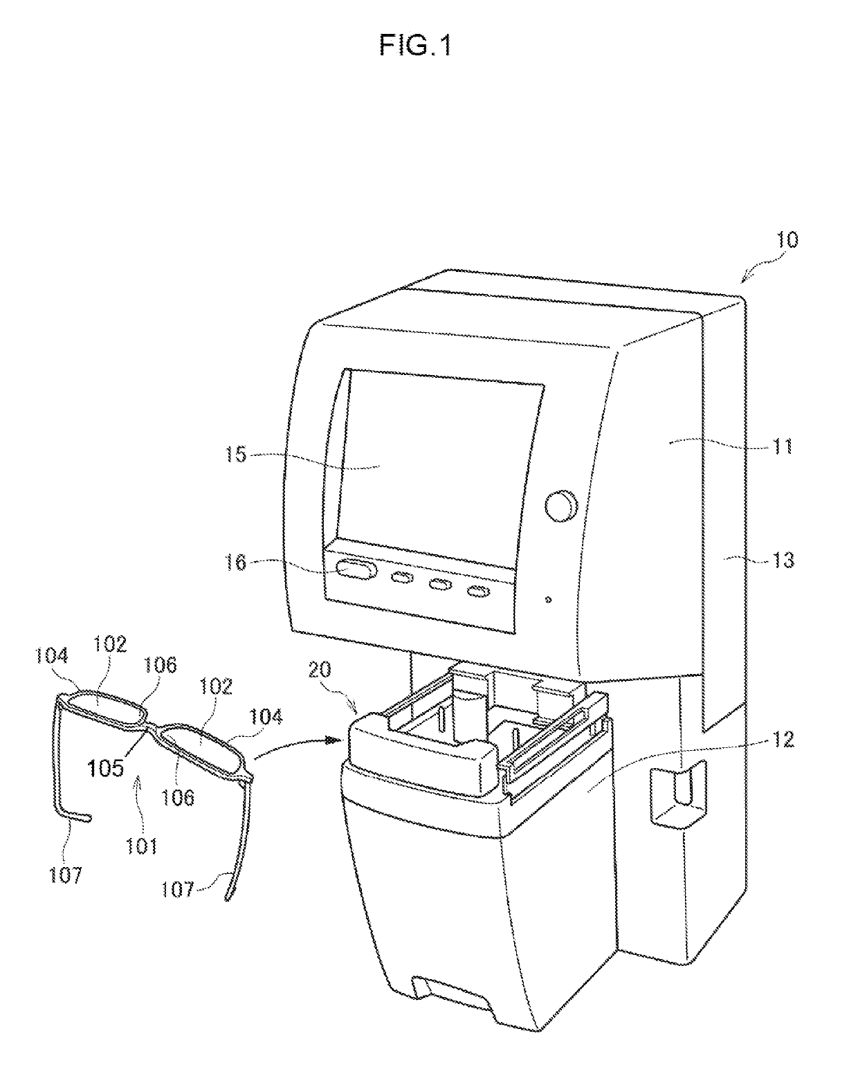 Lens characteristic evaluation device and method of operating lens characteristic evaluation device