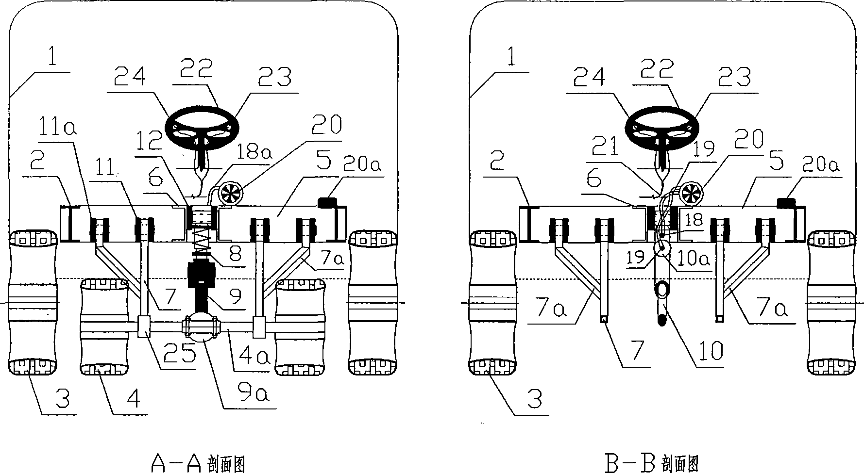 Automobile reinforcing brake auxiliary wheel system