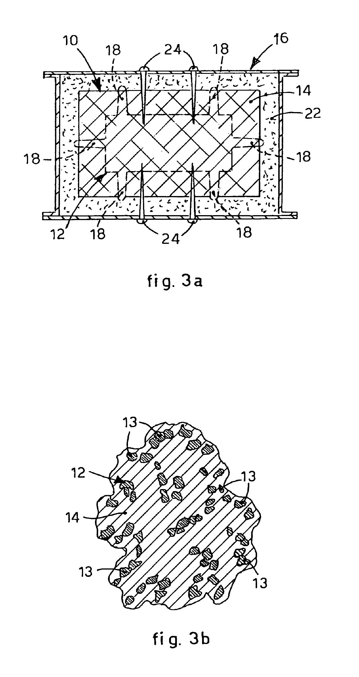 Method for the production of an element subject to wear, element subject to wear and temporary aggregation structure to produce said element subject to wear