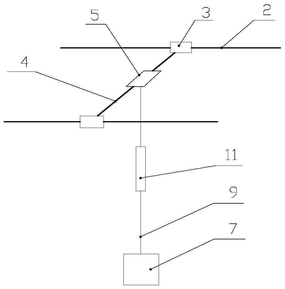 A gravity unloading device for three-dimensional active movement of air bearing supports