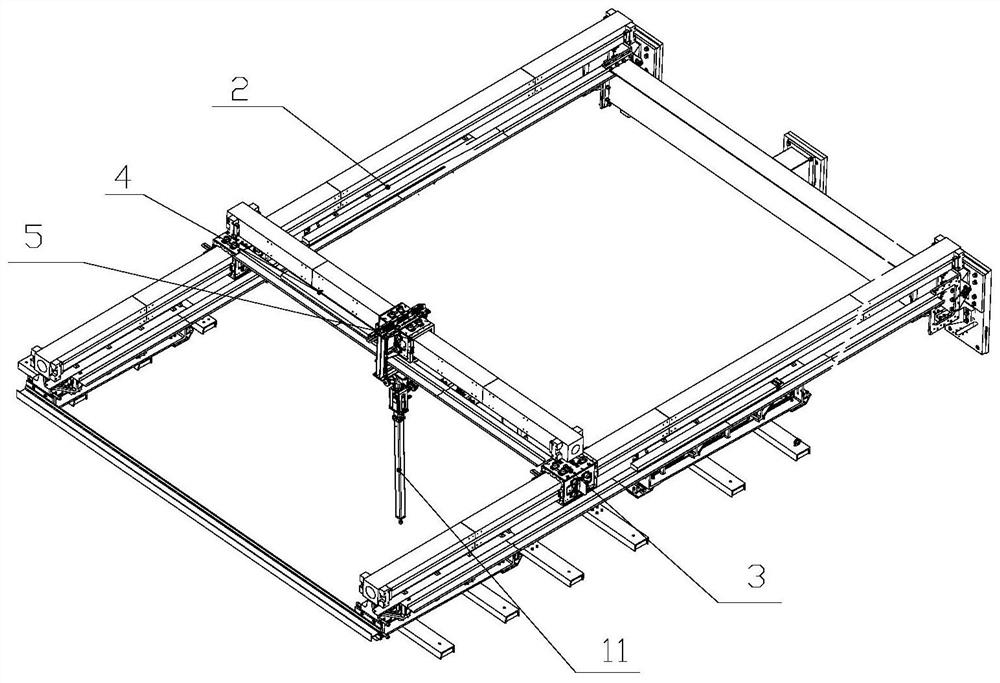 A gravity unloading device for three-dimensional active movement of air bearing supports