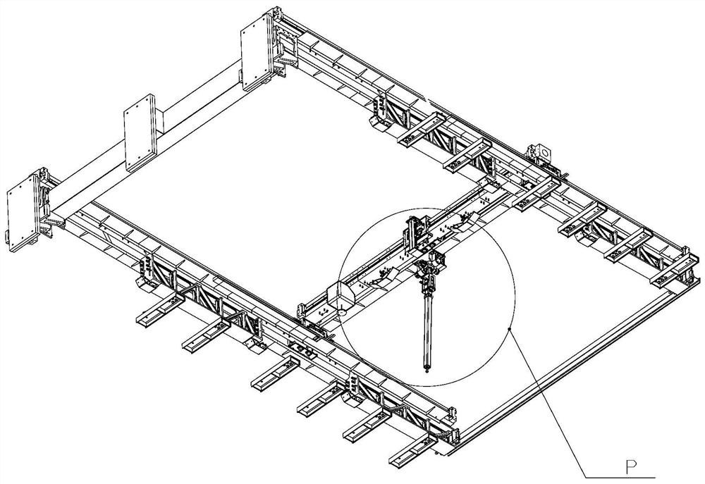 A gravity unloading device for three-dimensional active movement of air bearing supports