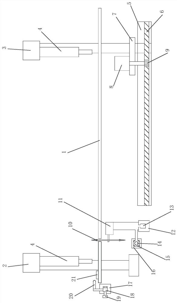 Automatic aluminum alloy cutting sawing machine and automatic cutting method