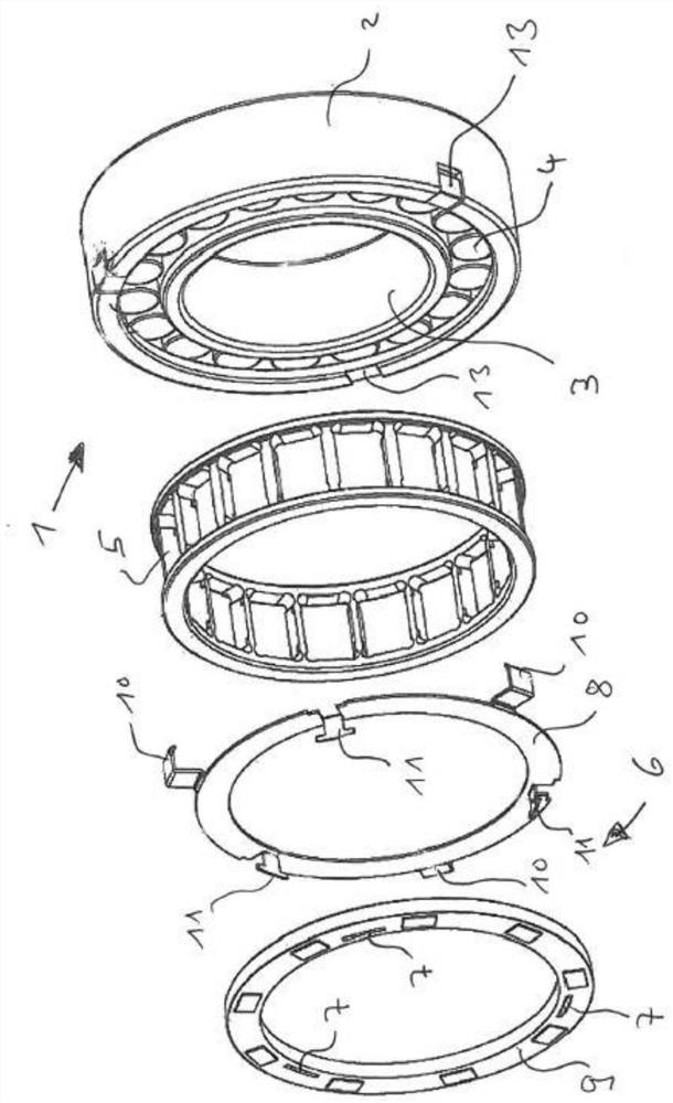 System for monitoring bearings