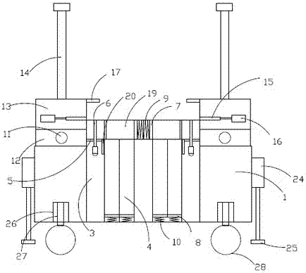 Flange stacking device