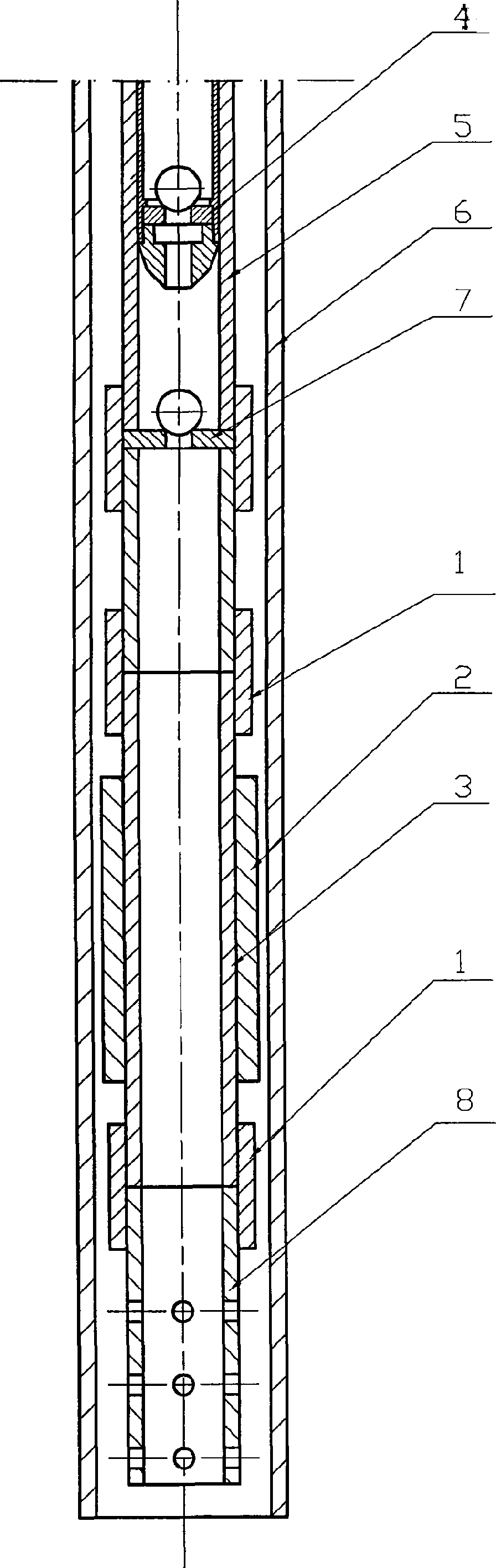 Sacrificial anode and protective cathode-oil-well pump anti-corrosive apparatus