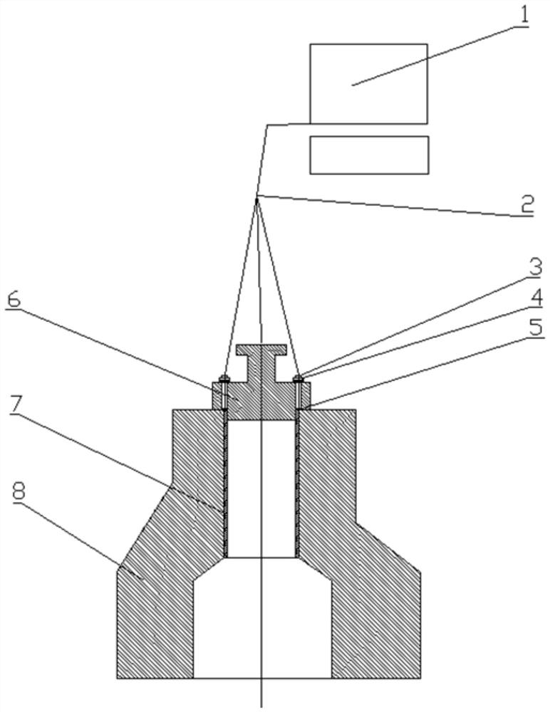Device for detecting protruding height of engine cylinder sleeve