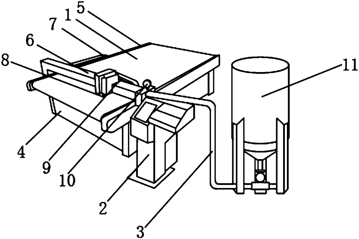 Color spraying equipment capable of achieving continuous coloring