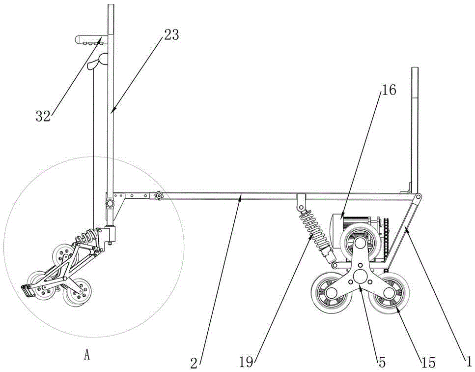 Stair climbing vehicle