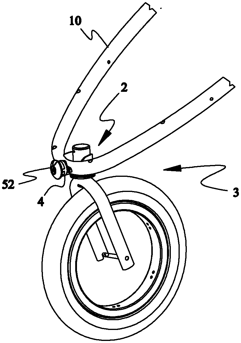 Baby stroller synchronous braking mechanism