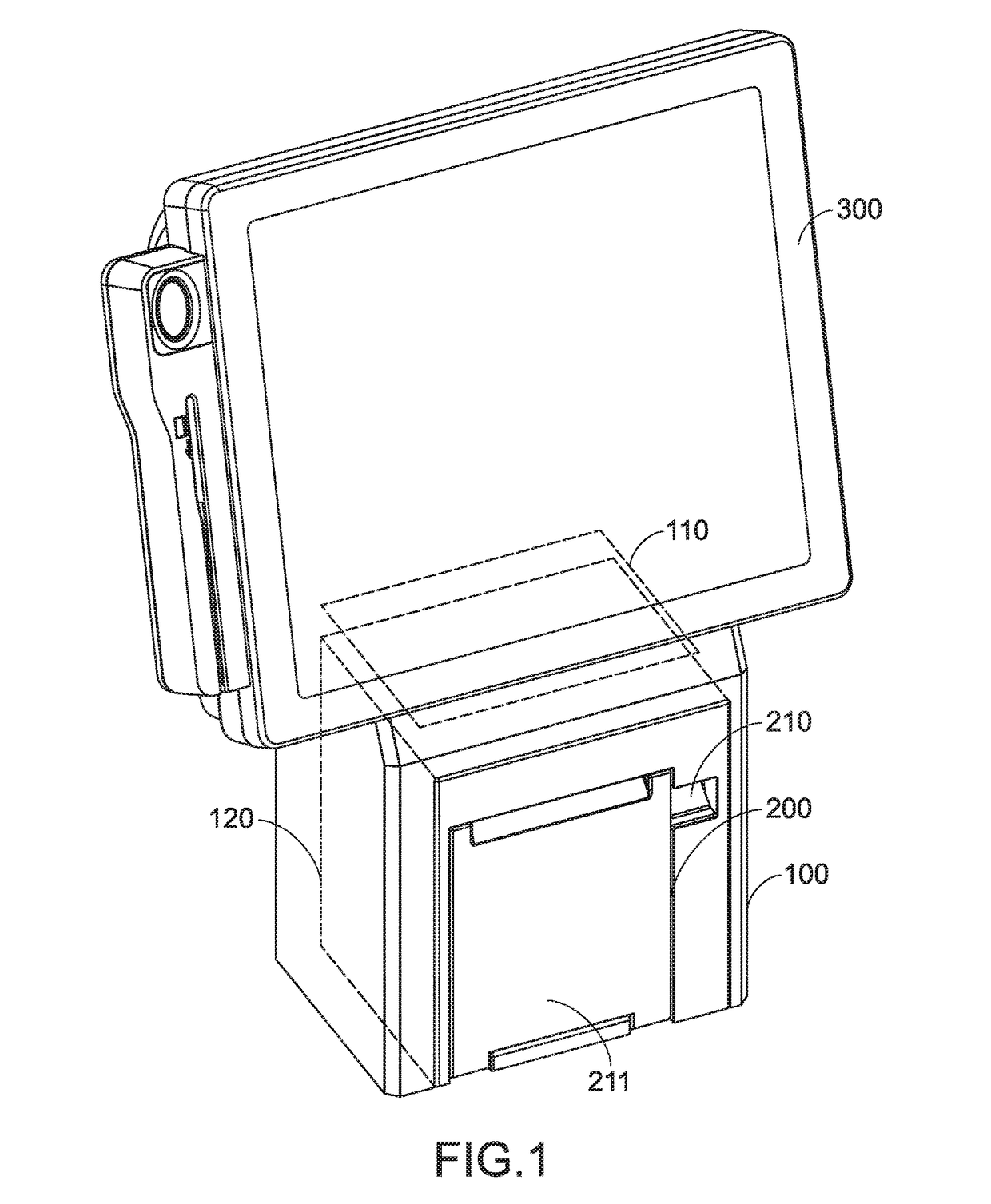 Point-of-sale system with replaceable printer