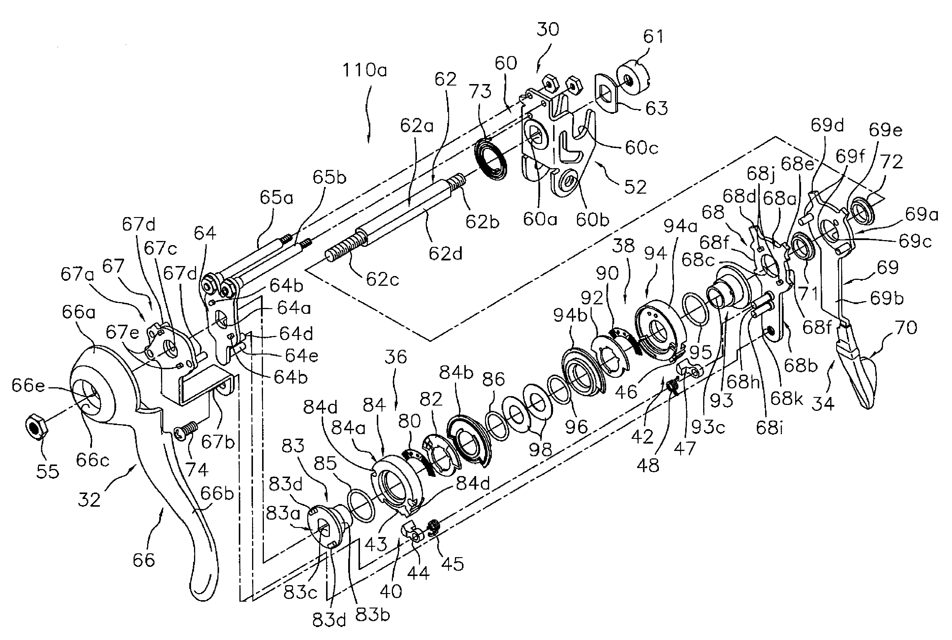 Bicycle shift operating device