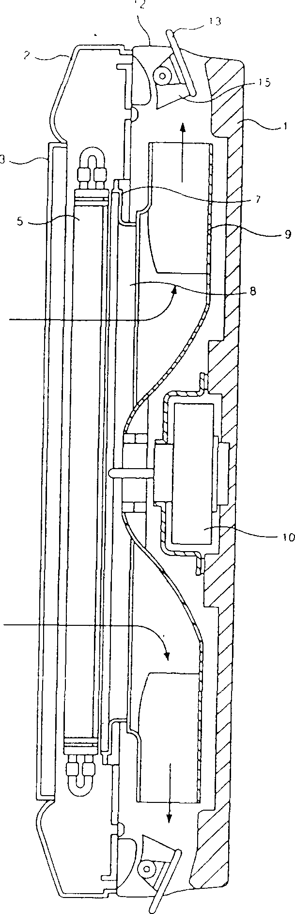 Wind outlet frame installing structure of split air conditioner