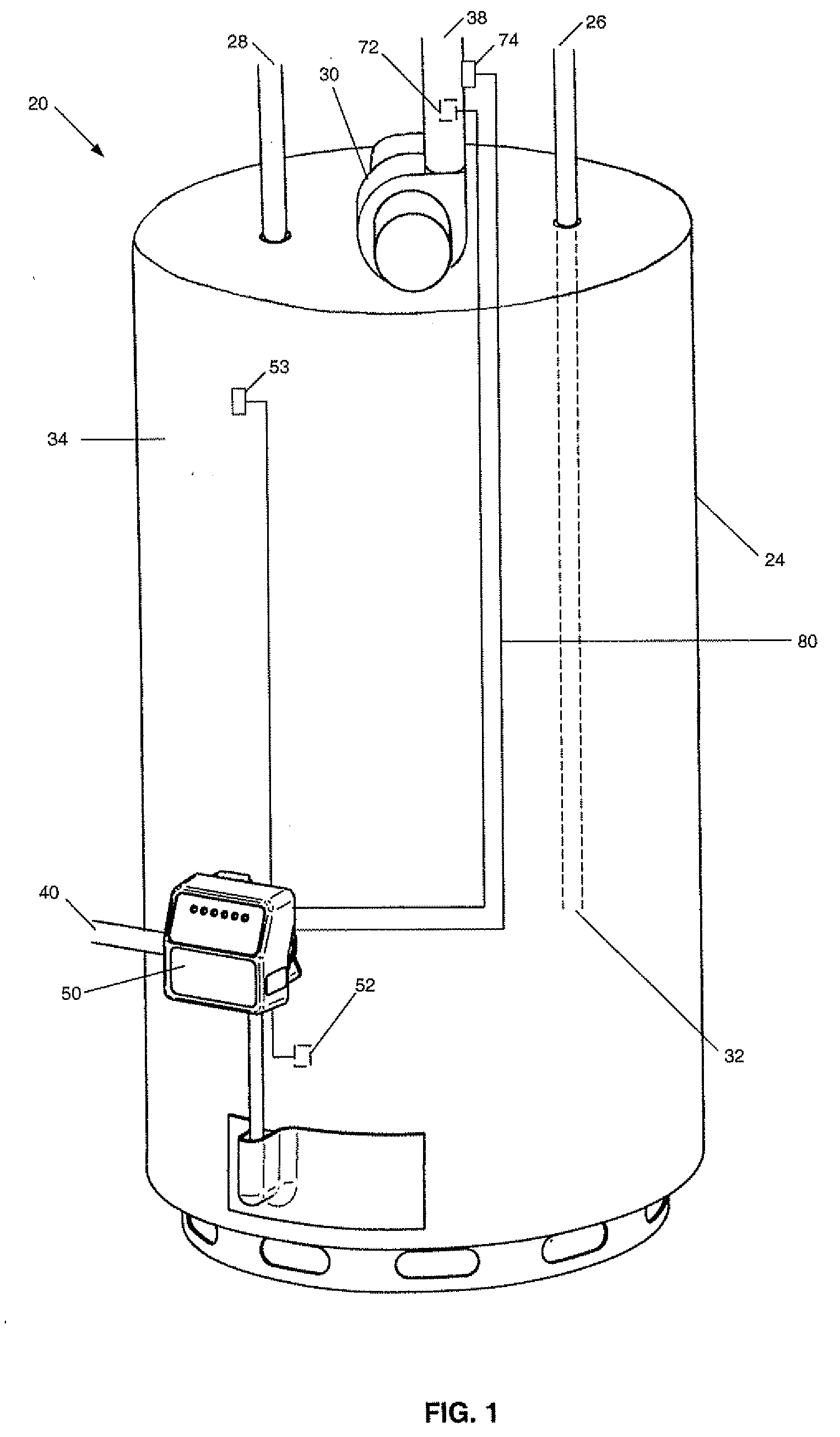 Systems and methods for controlling a water heater