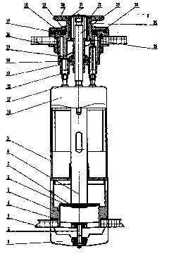 Double-acting stepless drainage of flush toilet