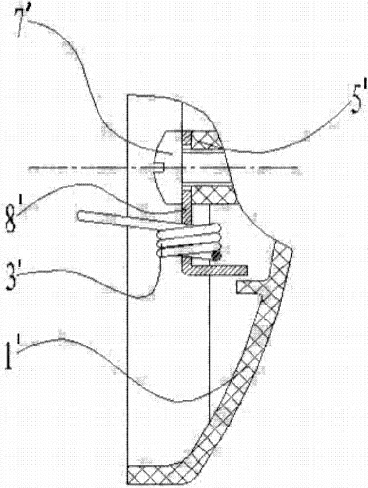 Anti-drop mounting mechanism of ventilator panel