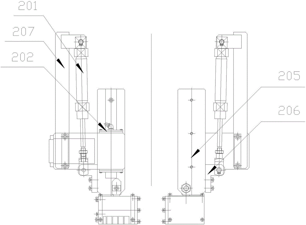 Tire trimmer cutter loading device