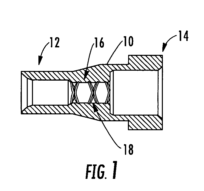 Ferrule holder and associated fiber optic connector having anti-withdrawal and anti-rotation features